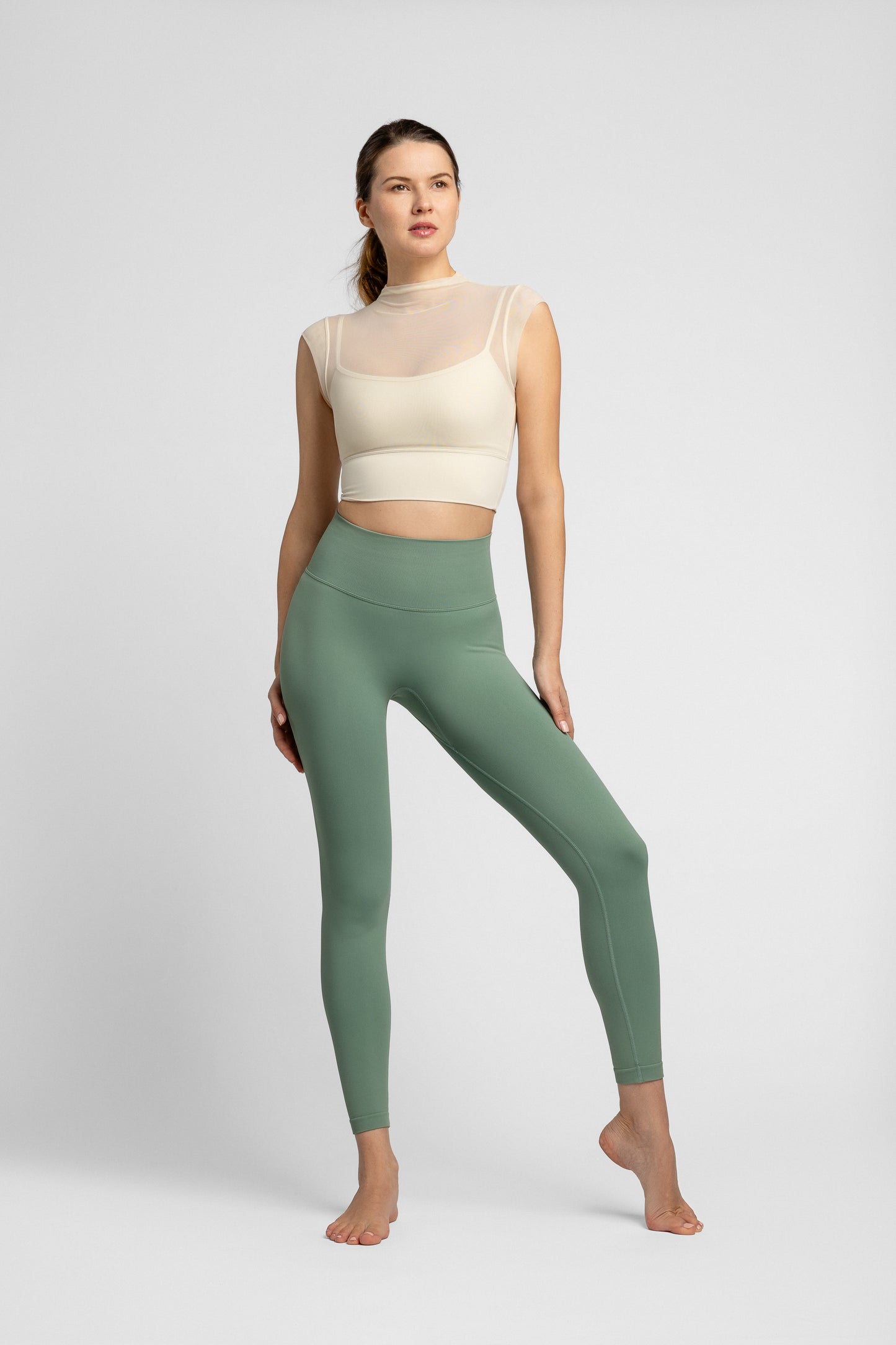 Sculpt & Lift Seamless Leggings – Green