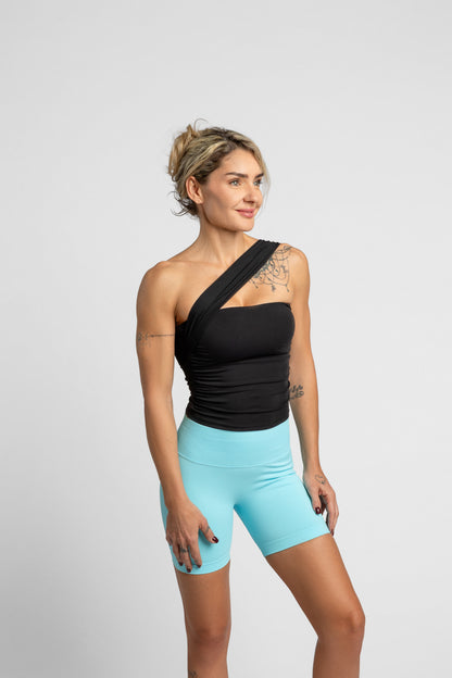The All-Day Contour Seamless Short - Blue