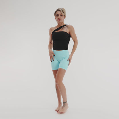 The All-Day Contour Seamless Short - Blue